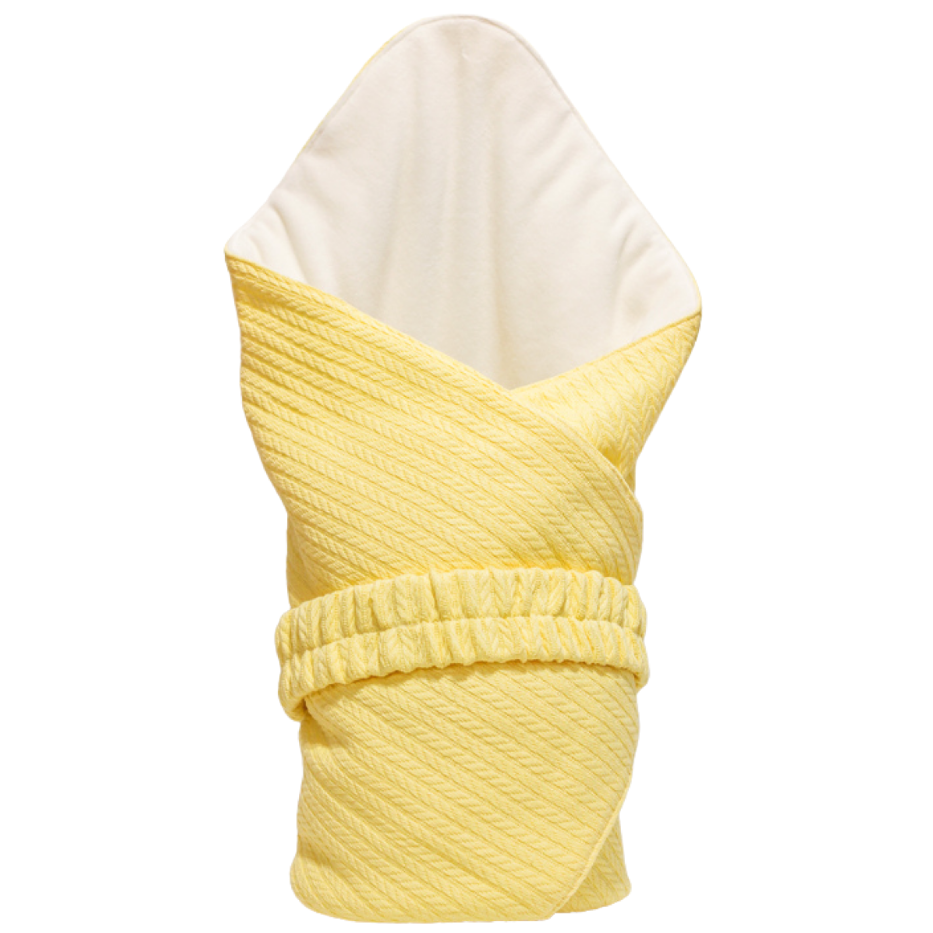 Плед-конверт на выписку 80х80 см Желтый