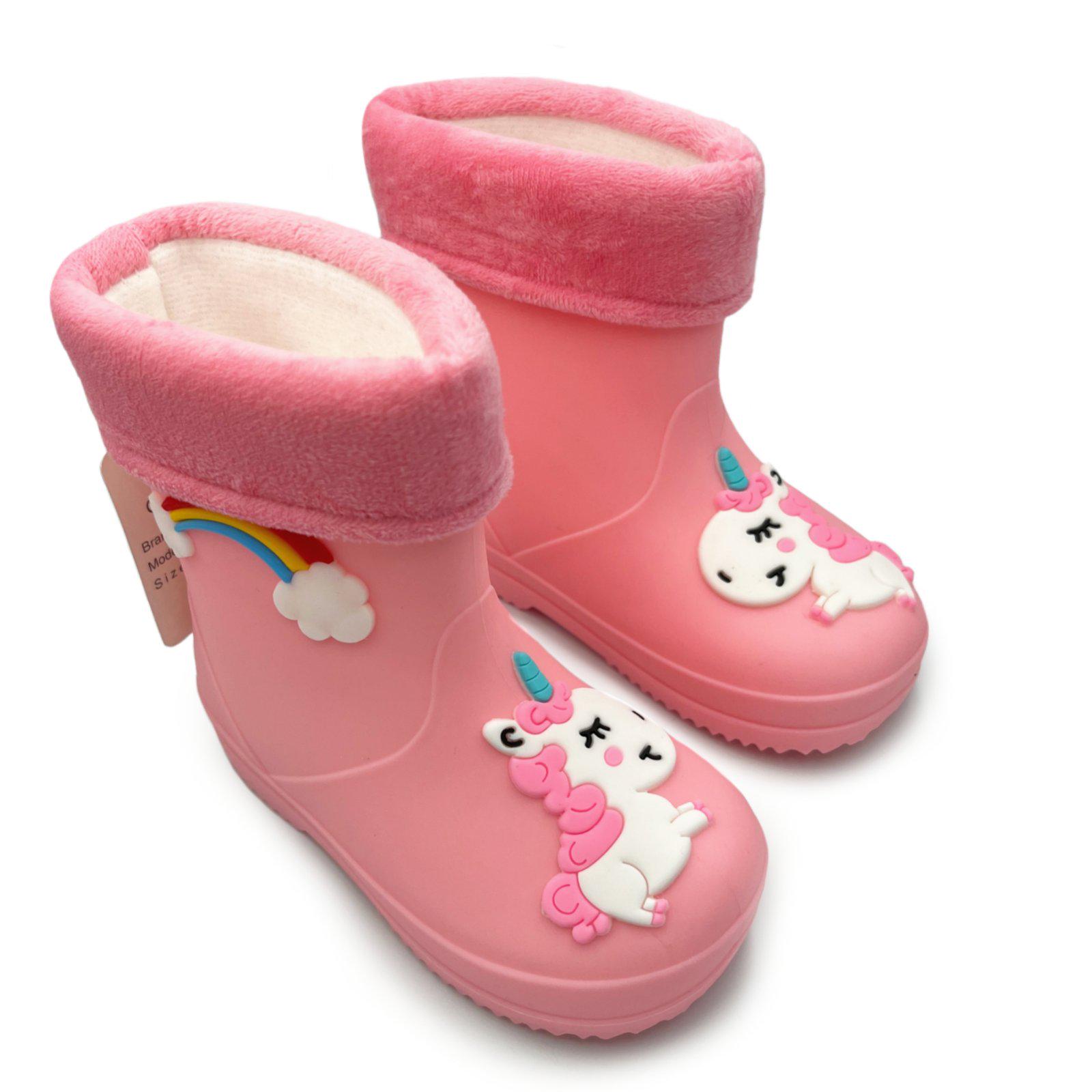 Сапоги резиновые для девочки BBT MV-1402 р. 25 Розовый - фото 2 Сапоги резиновые для девочки BBT MV-1402 р. 25 Розовый - фото 2