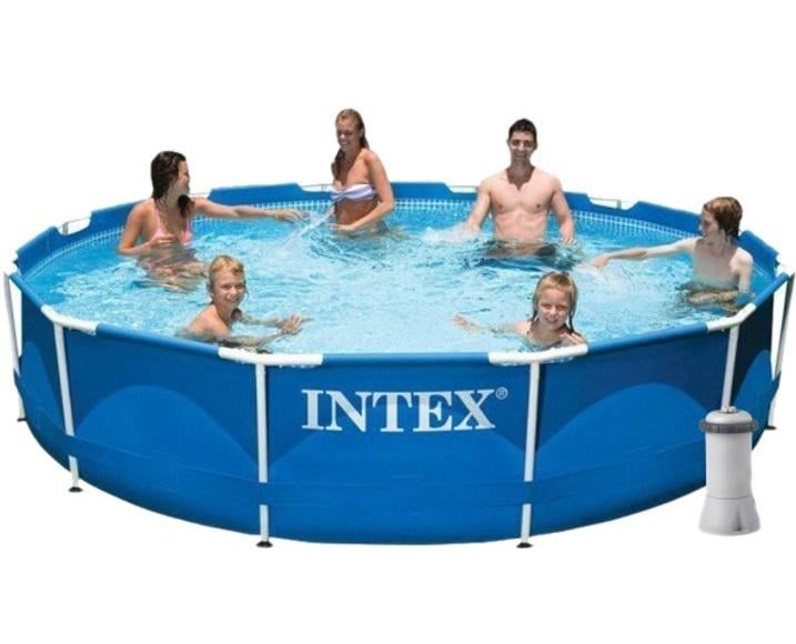Бассейн каркасный Intex 28212 366x76 см с машиной для создания пузырей (DM-28212-M)