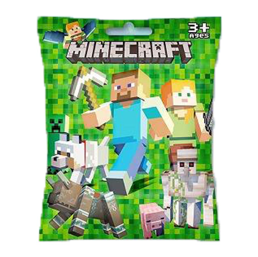 Игрушка фигурка Майнкрафт в пакете с 3 коллекционными карточками (26516832)