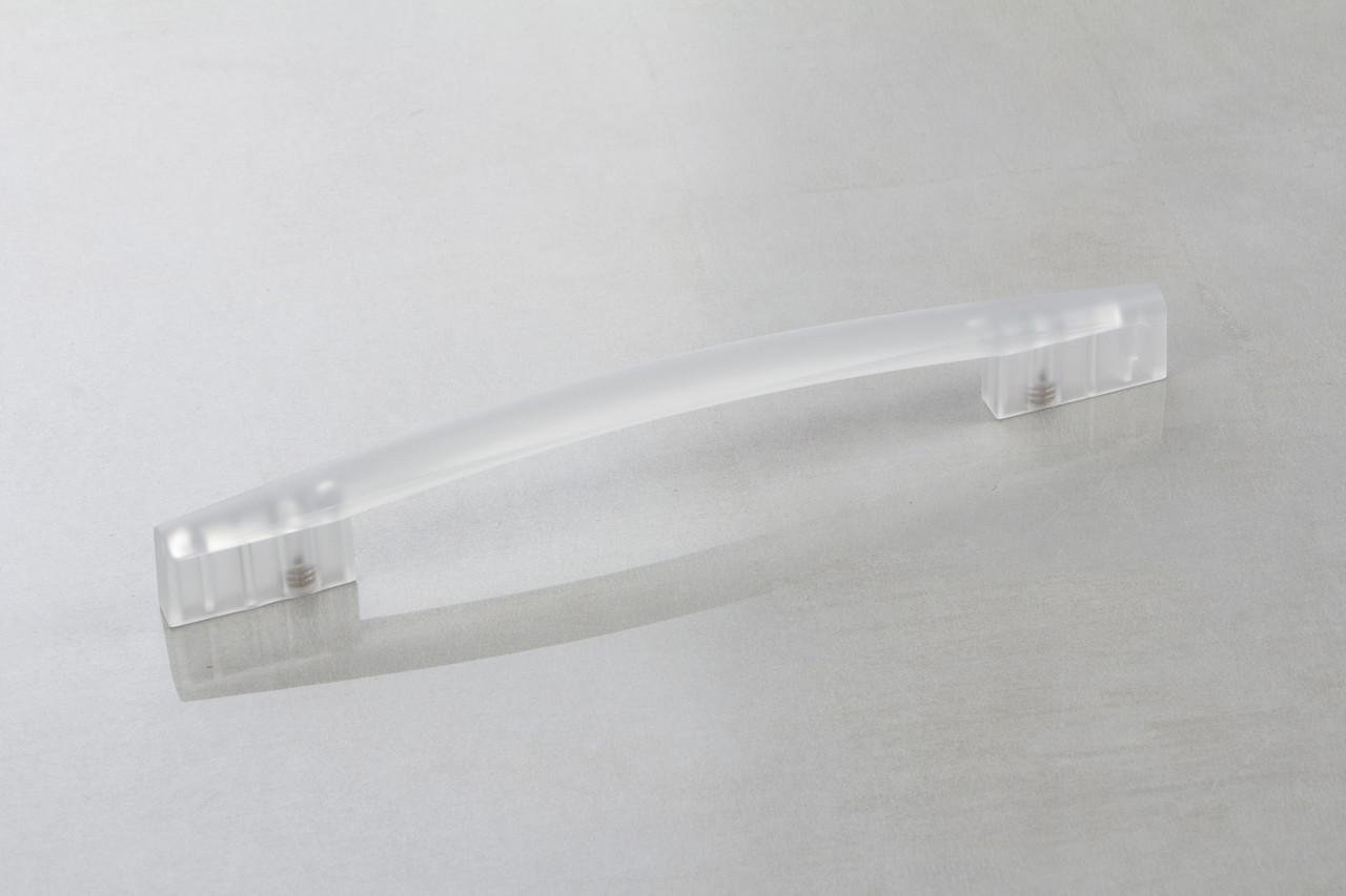 Меблева ручка Poliplast РП-19/160 Прозорий білий (16040)