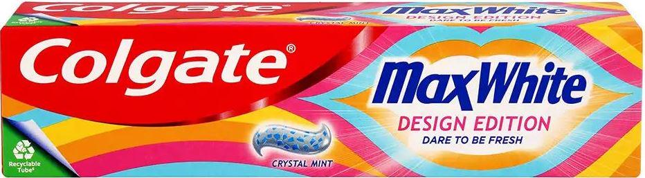 Зубная паста Colgate Max White Design Edition Crystal Mint 100 мл (14269)