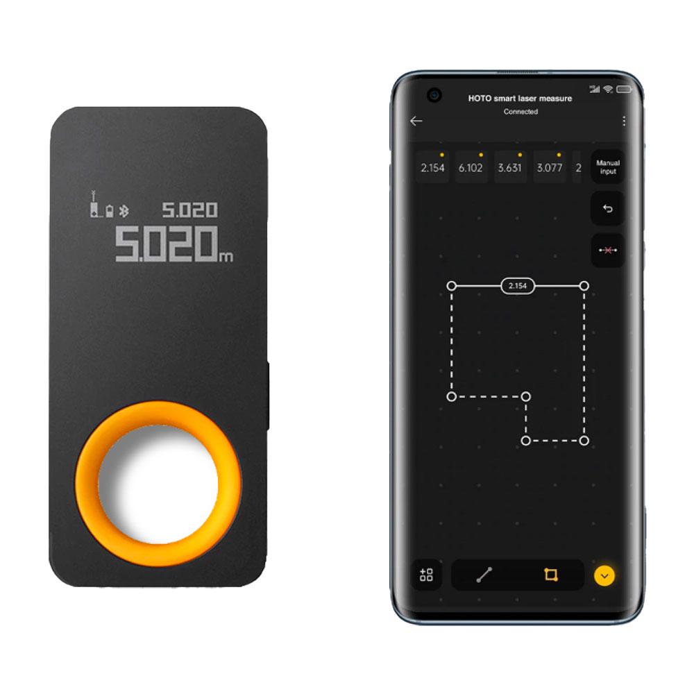 ᐉ Далекомір HOTO Smart Laser Tape Measure (QWCJY001) • Краща ціна