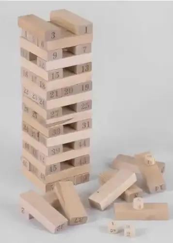 Игра деревянная 4FUN Game Club Wood Башня в коробке (72154) - фото 2