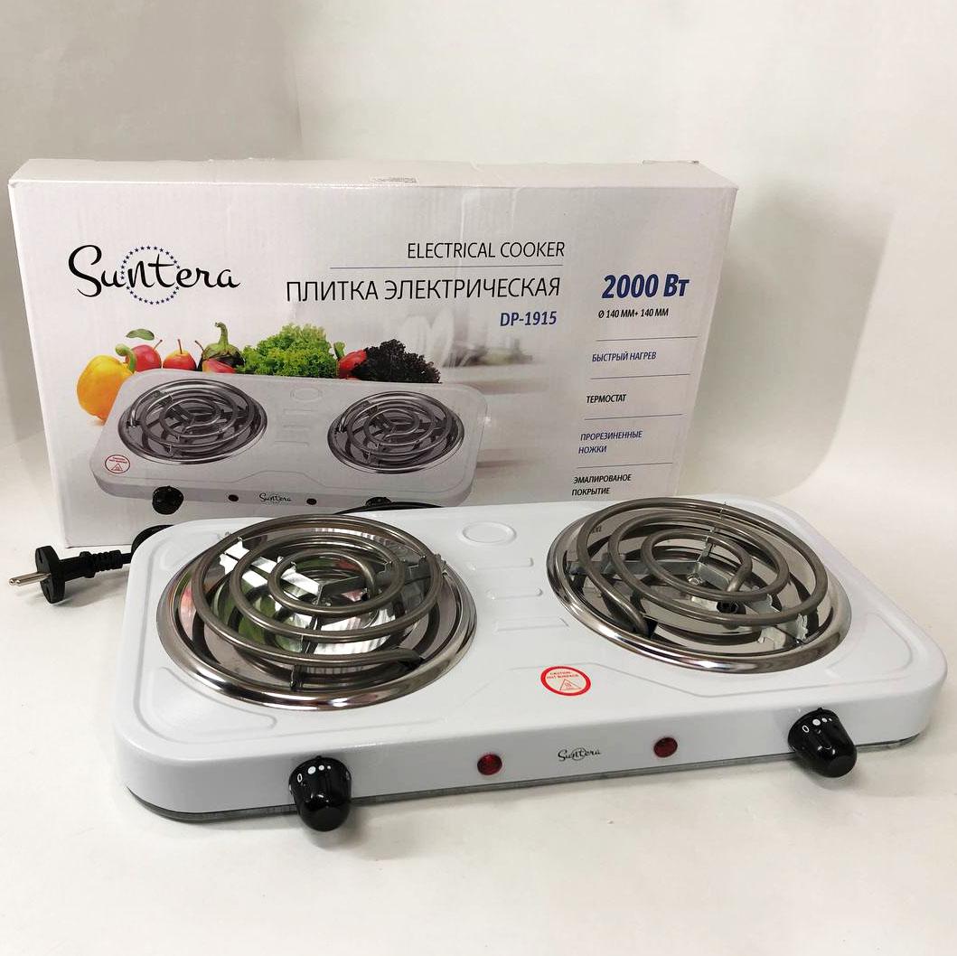 Плита електрична Suntera Білий (DP-1915) - фото 2 Плита електрична Suntera Білий (DP-1915) - фото 2