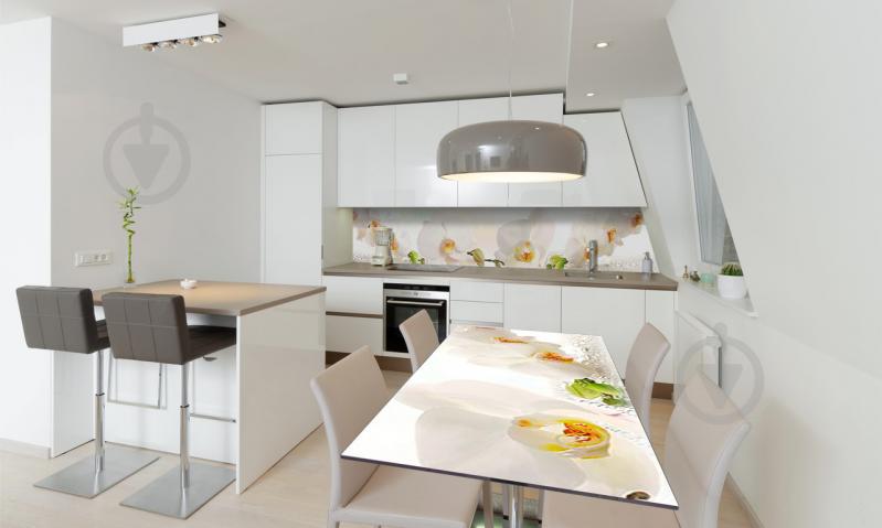 Наклейка виниловая на стол Zatarga «Белая орхидея 03» 650х1200 мм Z180543/1st Наклейка виниловая на стол Zatarga «Белая орхидея 03» 650х1200 мм Z180543/1st