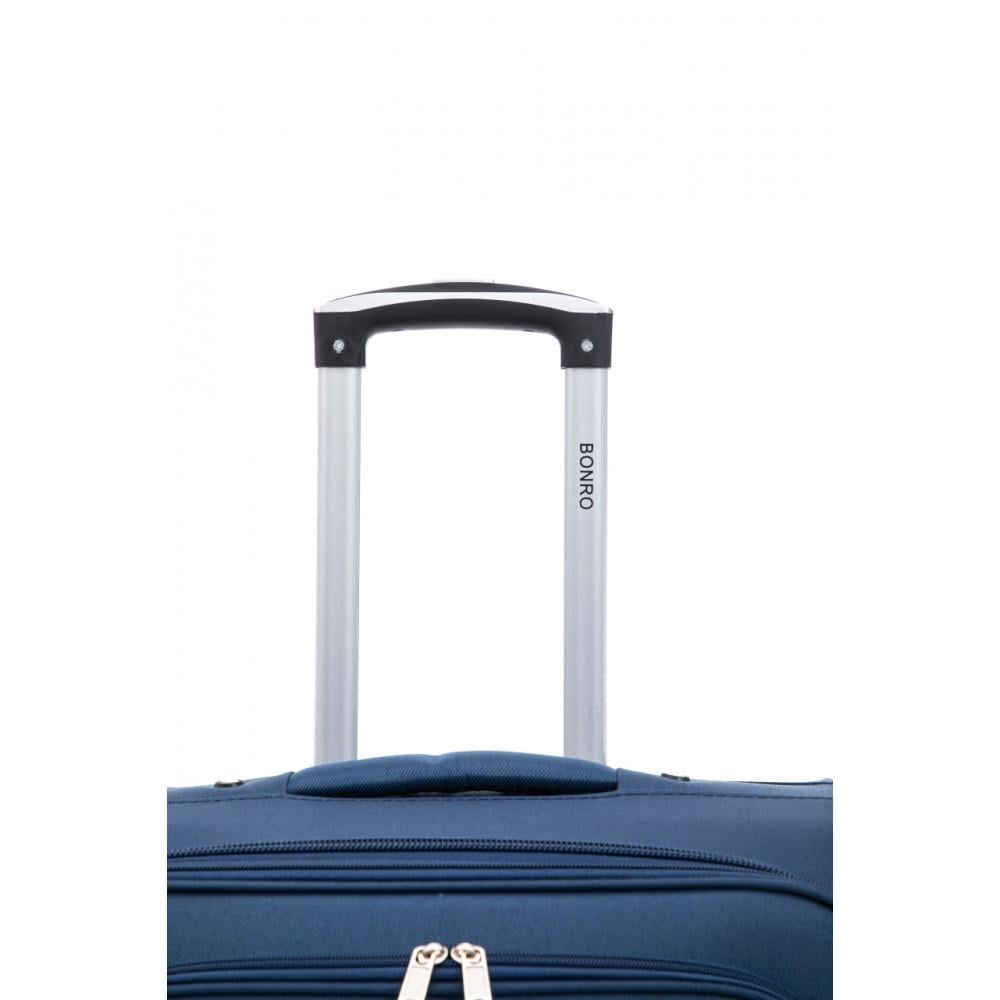 Чемодан Bonro Tourist маленький на 4 колесах Синий (10132001) - фото 7 Чемодан Bonro Tourist маленький на 4 колесах Синий (10132001) - фото 7