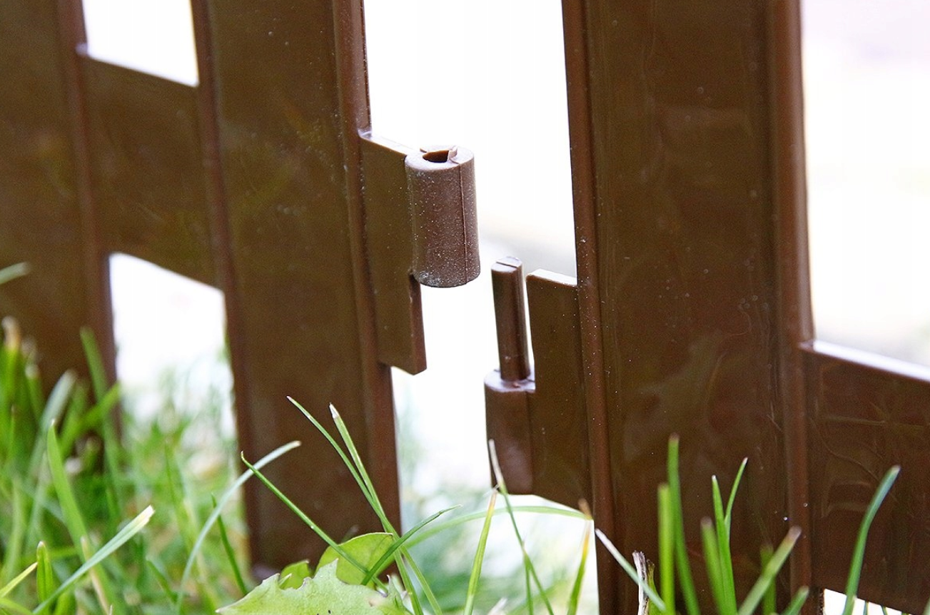 Забор садовый Prosperplast Garden Classic 3,2 м Коричневый (IPLSU-R222) - фото 11