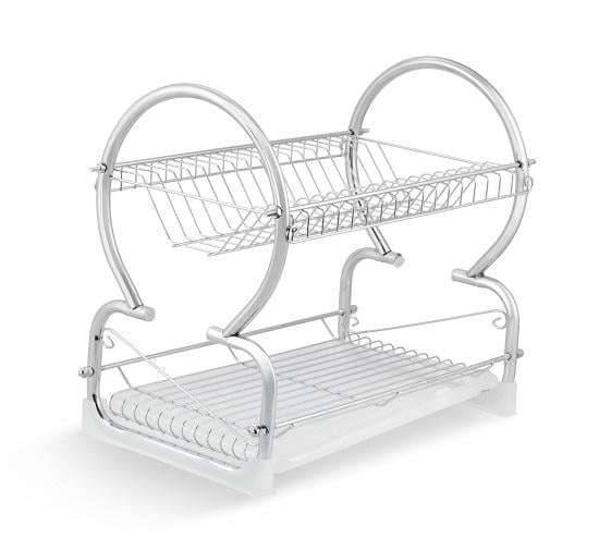 Сушилка для посуды Edenberg EB 2112 из нержавеющей стали двухъярусная