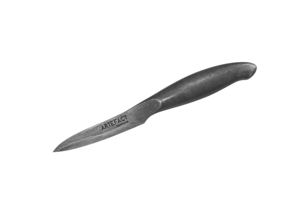 Кухонный нож для чистки овощей/фруктов Samura Artefact Stonewash 59-61 HRC AUS-10 нержавеющая сталь 97 мм