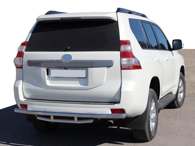 Задняя дуга AK002-2v1 CAN для Toyota Land Cruiser Prado 150 нержавеющая сталь Хром