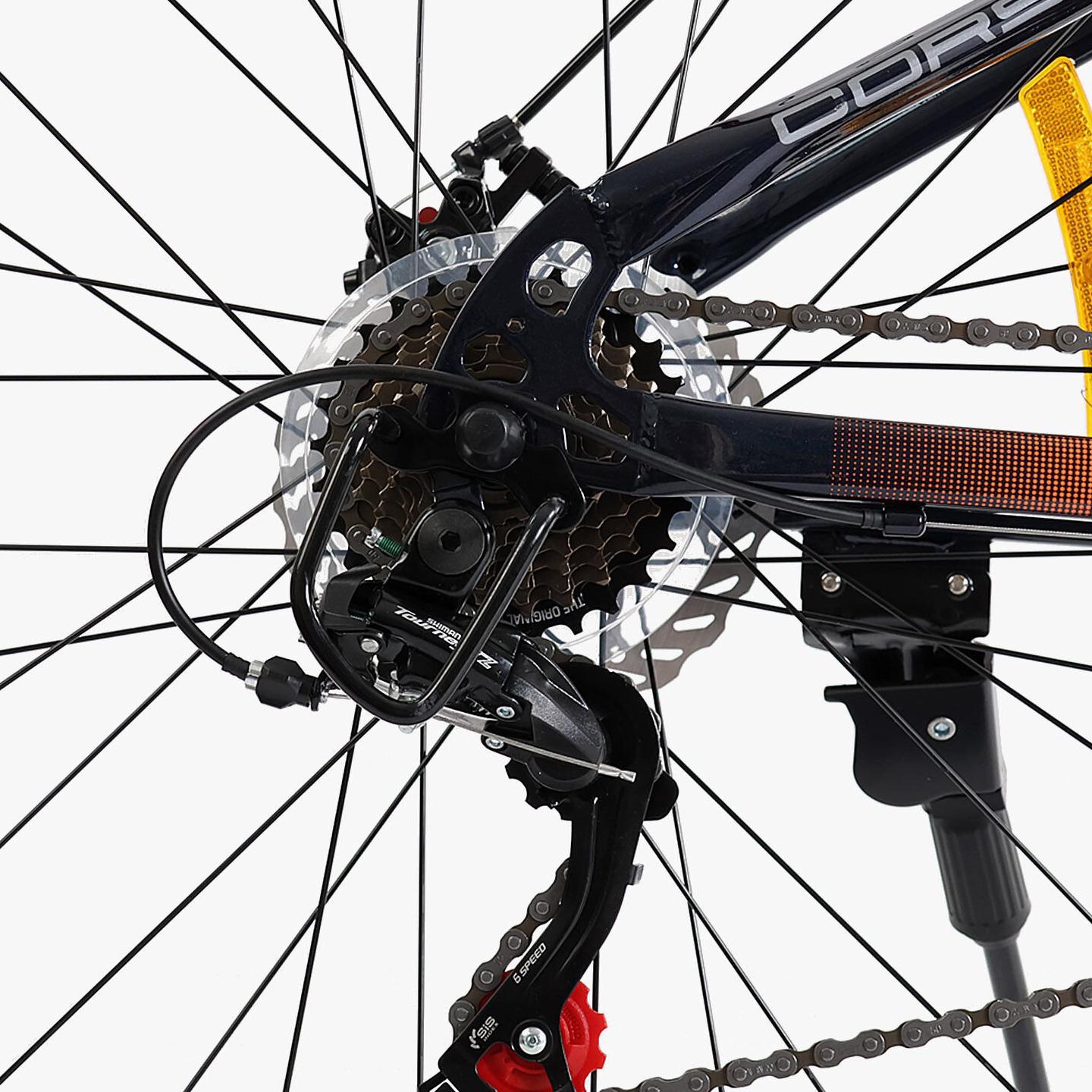 Велосипед горный Corso Energy 26"/13" Черно-оранжевый (1204798721) - фото 6 Велосипед горный Corso Energy 26"/13" Черно-оранжевый (1204798721) - фото 6