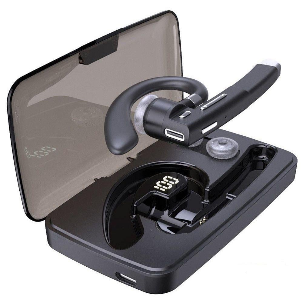 Гарнитура Bluetooth YYK-520 Black Bluetooth 5.0 с кейсом