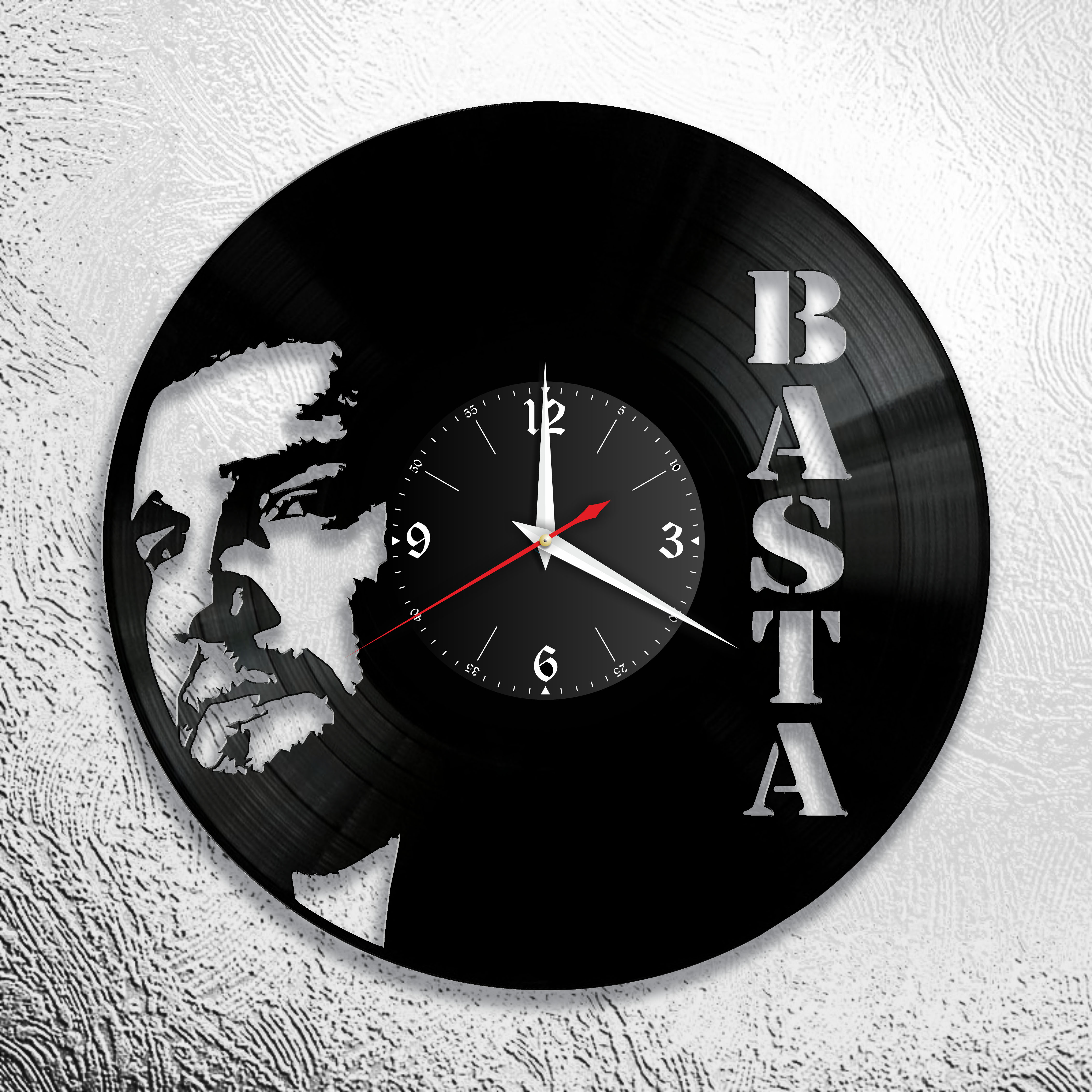 Часы настенные Баста 0759 из виниловой пластинки