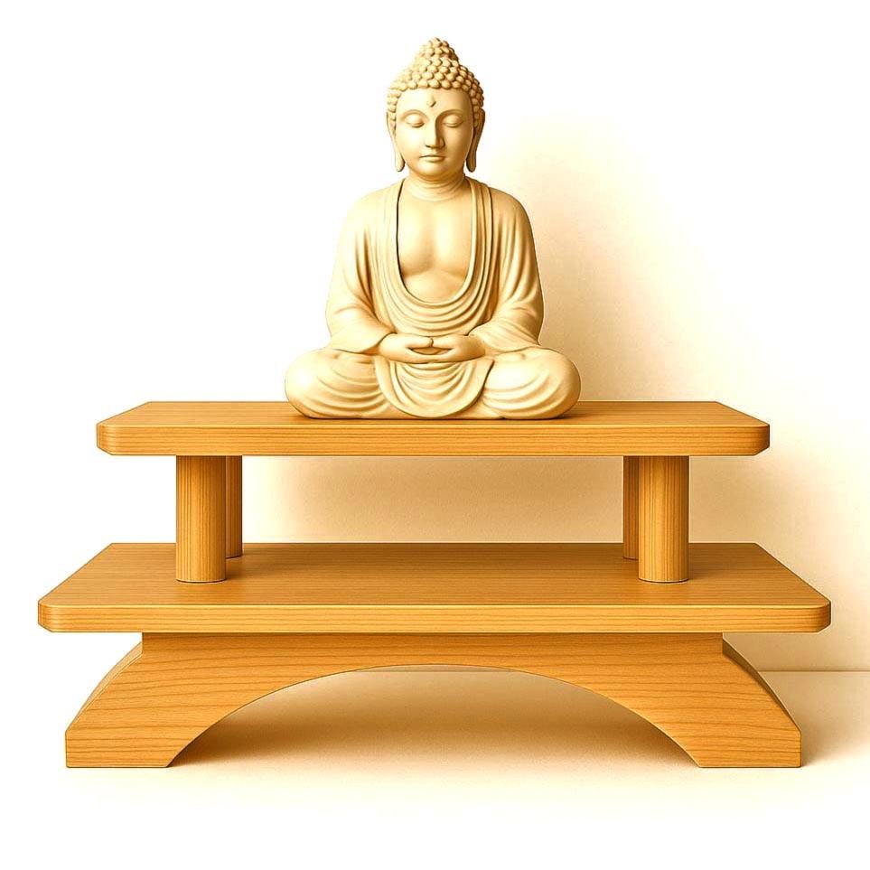 Вівтар для медитації з дерева Оранта Каррі (ЛАТ-015003)