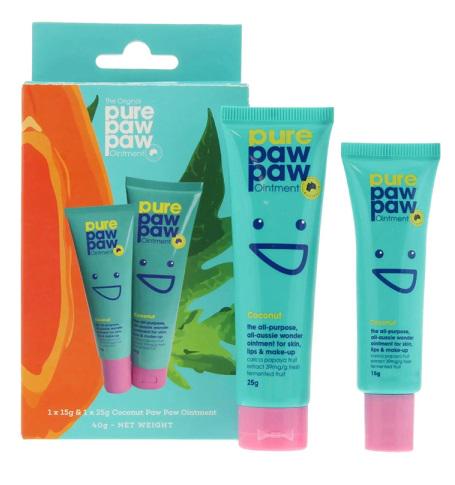 Набор бальзамов для губ Pure Paw Paw Duo Coconut 15 г + 25 г