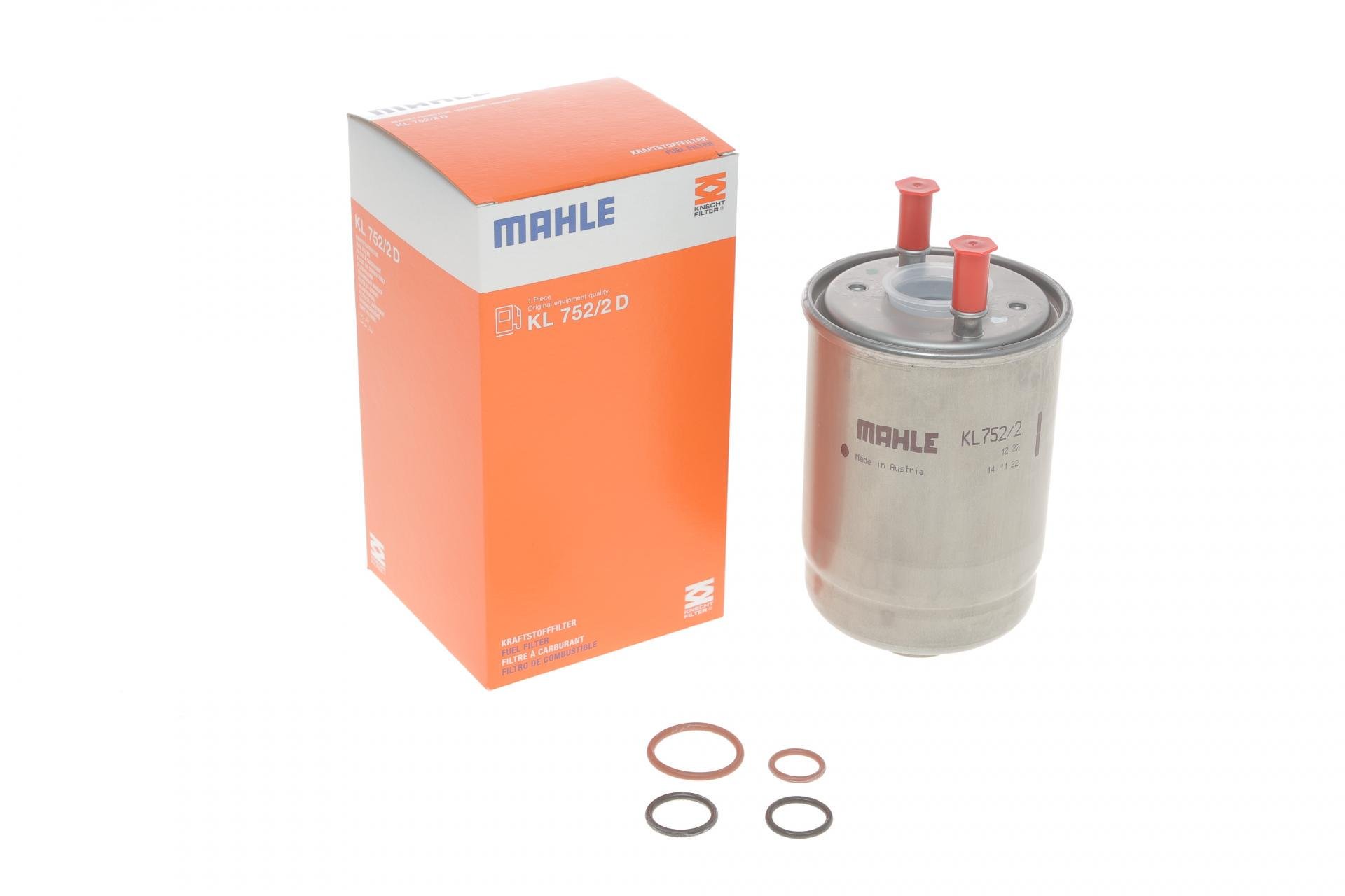 Фильтр топливный KNECHT для Renault Megane/Scenic 1,5dCi 09- (KL 752/2D)