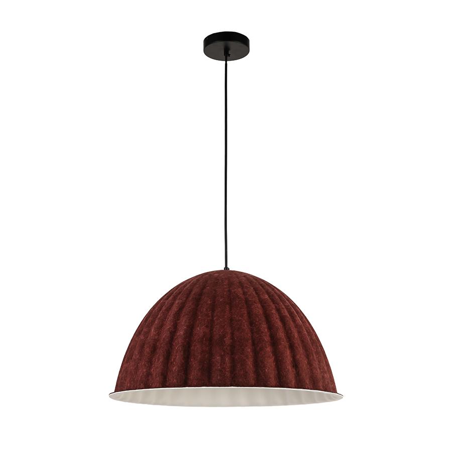 Светильник подвесной Levistella 8051890-1 550 C37/WH плафон бордовый Черный