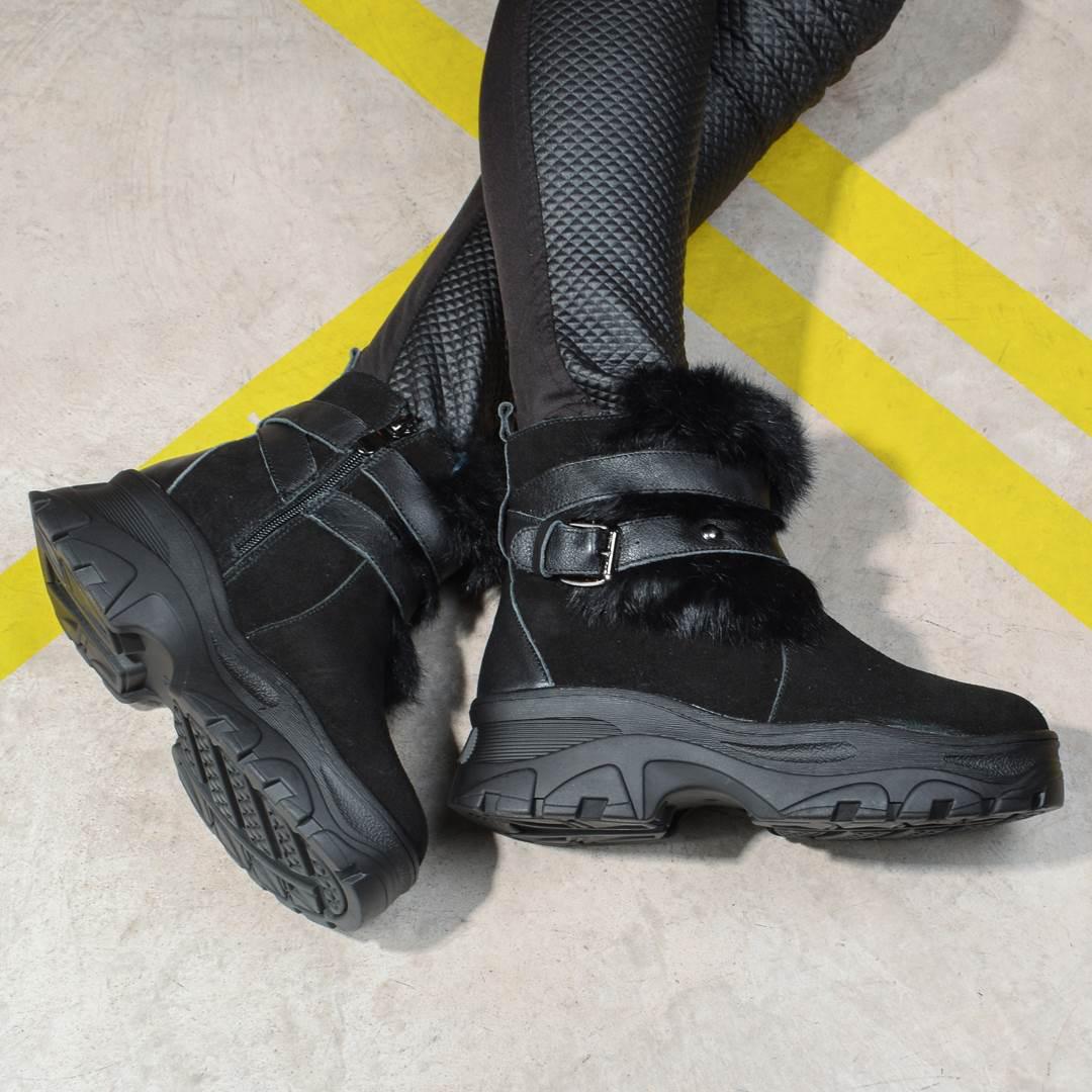 Ботинки женские зимние на меху 326243 р. 38 24 см