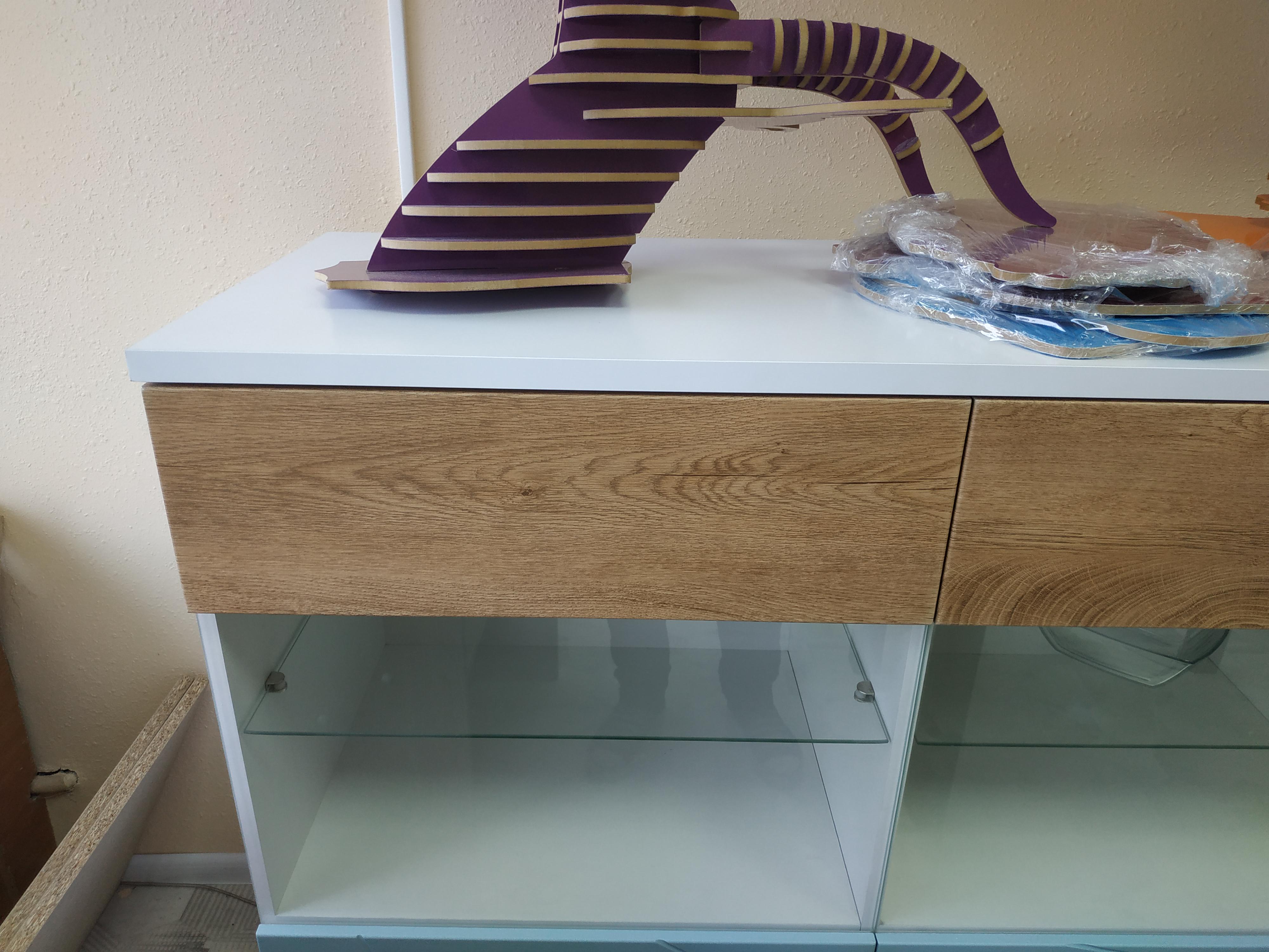 Тумба Греденція Т3 Picassa 1700x1100x550 мм Блакитна лагуна (GA106050202) - фото 3