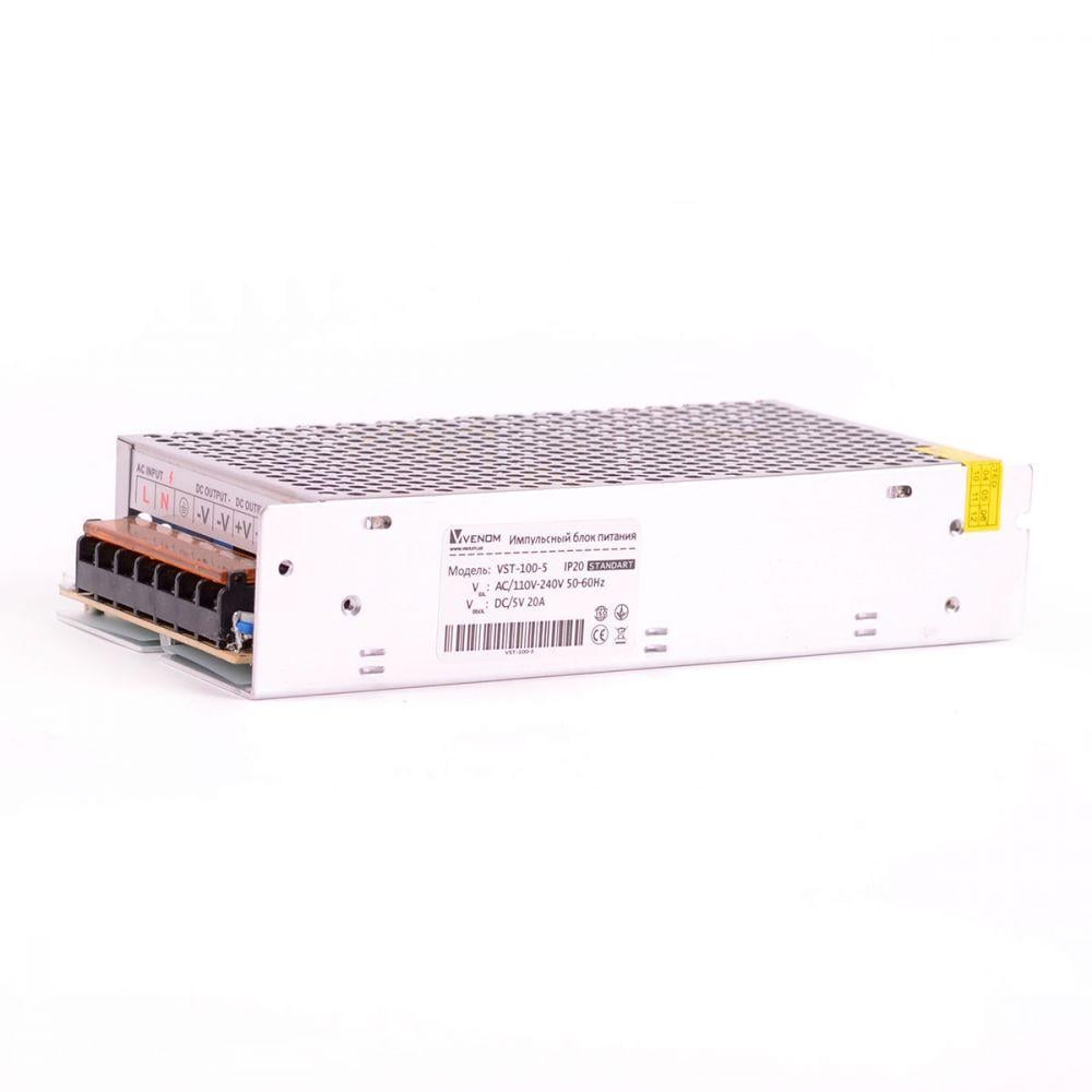Блок питания VENOM Standart негерметичный 5 V 100 Вт (VST-100-5) - фото 3 Блок питания VENOM Standart негерметичный 5 V 100 Вт (VST-100-5) - фото 3