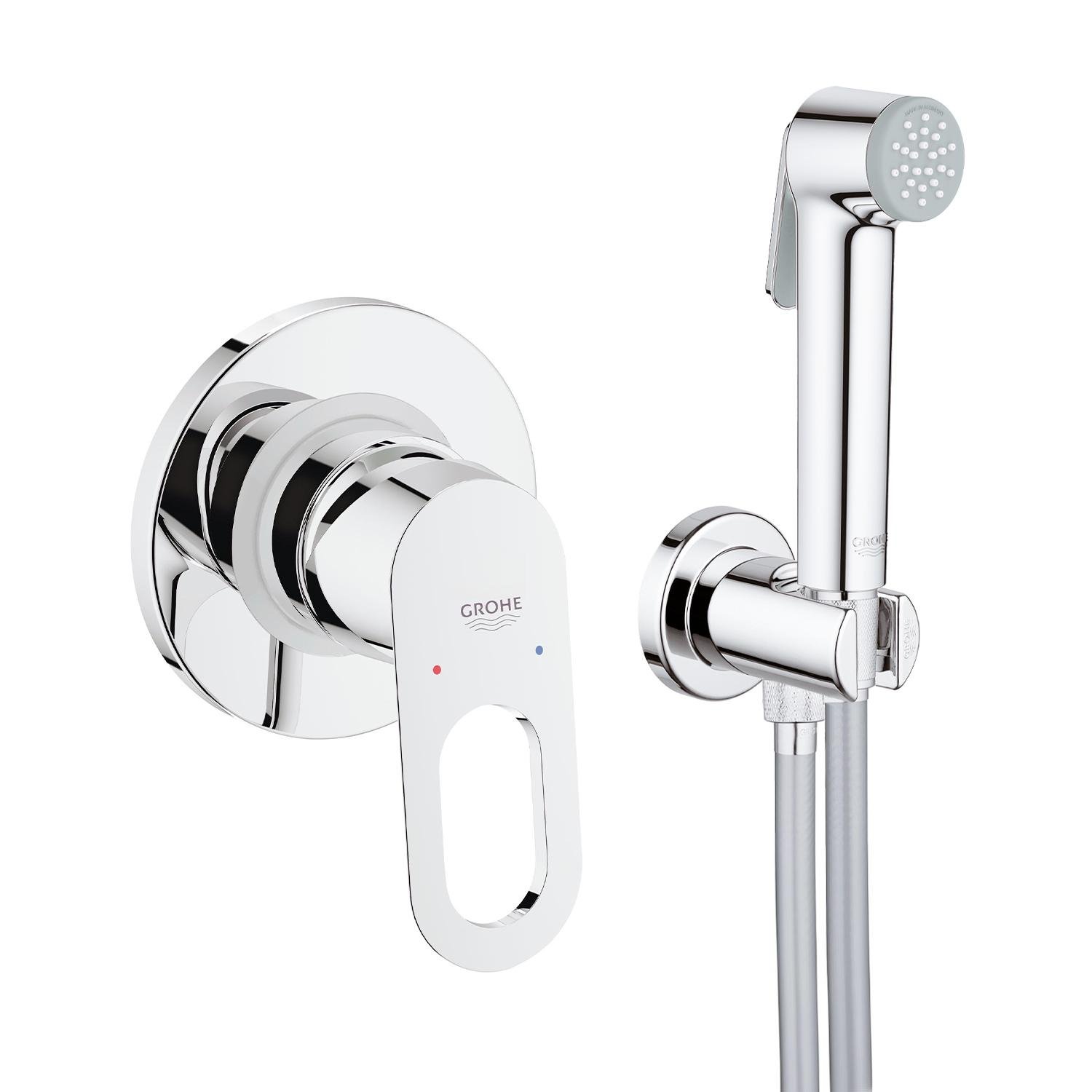 Смеситель для гигиенического душа Grohe QuickFix BauLoop 2904200B скрыт CV035170 Хром (245924)