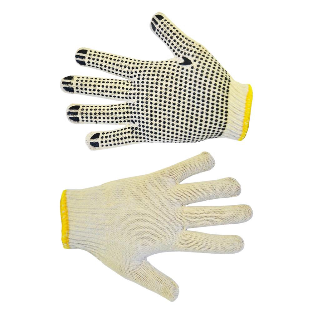 Рукавички в'язані з вкрапленням з двостороннім вкрапленням L Сірий (716-003)