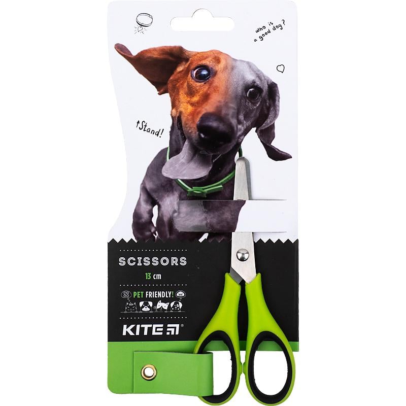 Ножиці з гумовими вставками Kite Dogs 13 см (K22-123)