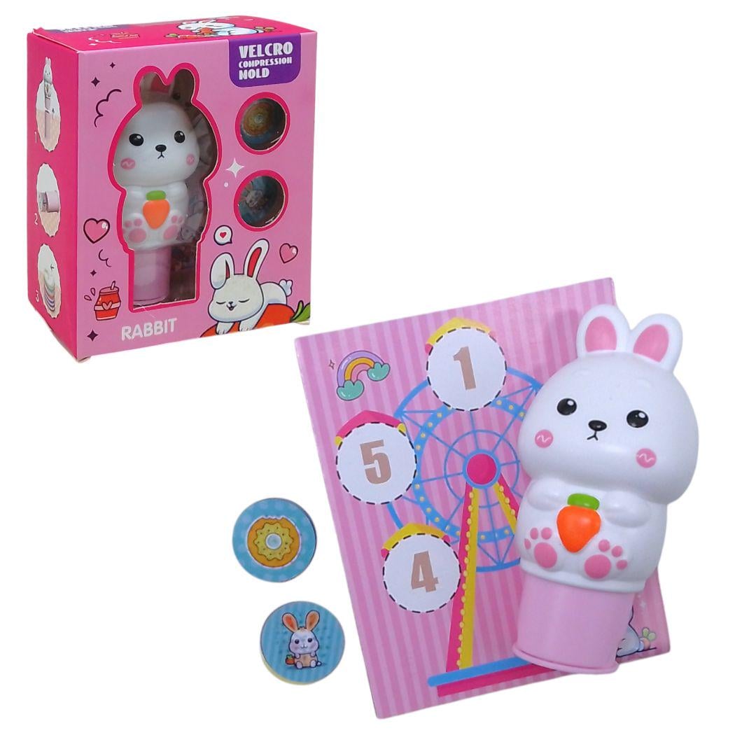Набор штампы-наклейки Velcro Compression Mold Зайка (252740)