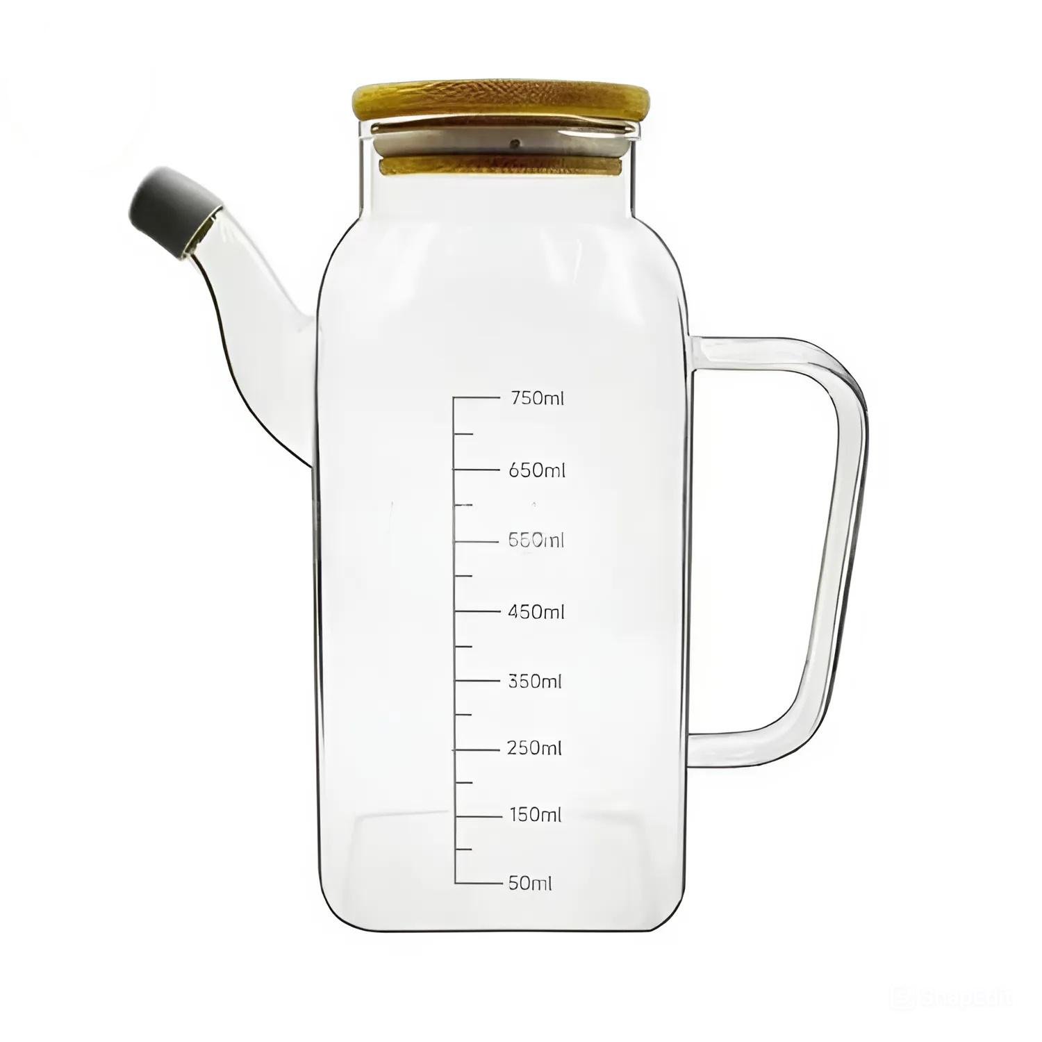 Глечик для олії та оцту з боросилікатного скла 750 мл (HP-34-4)