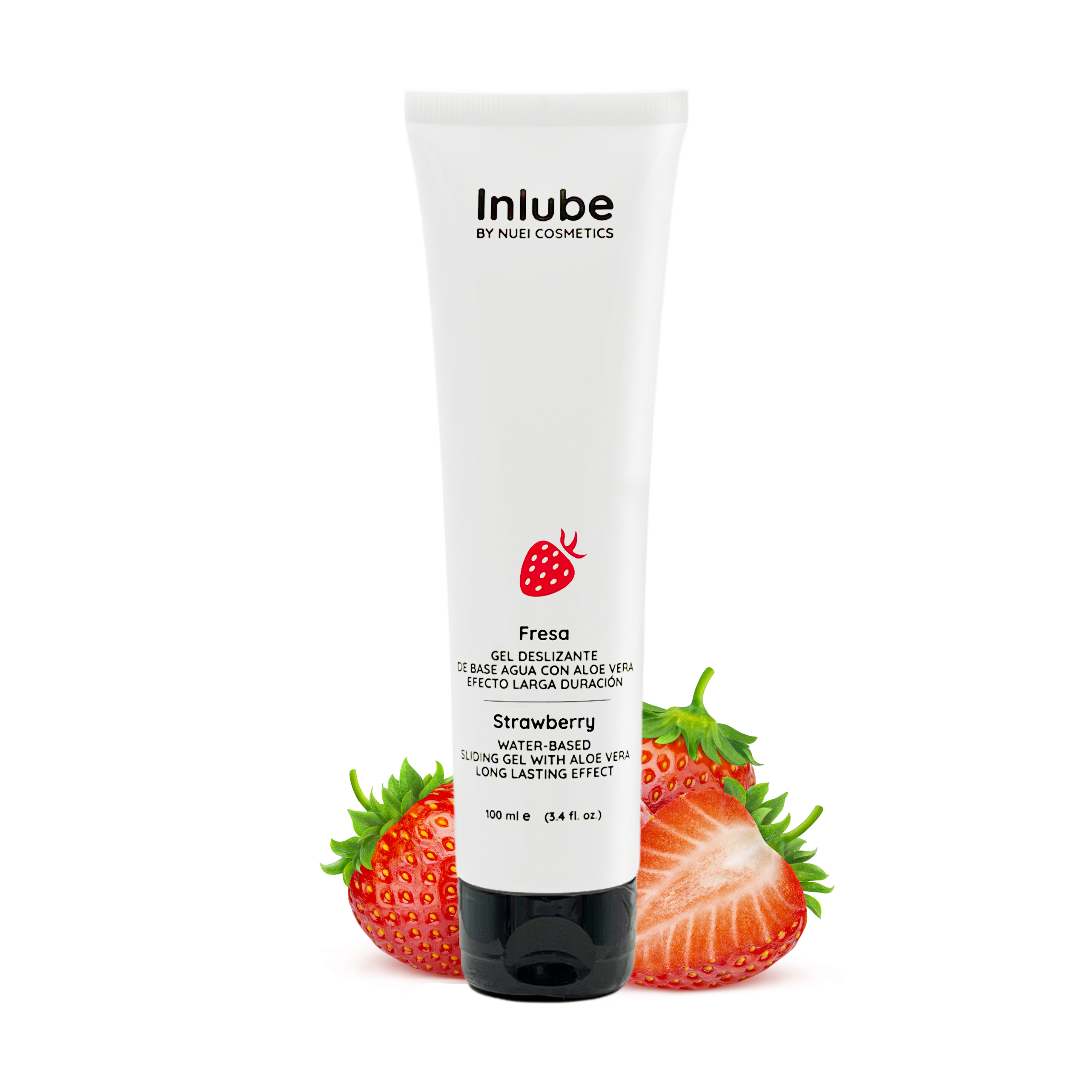 Лубрикант съедобный на водной основе Inlube Nuei Клубника 100 мл