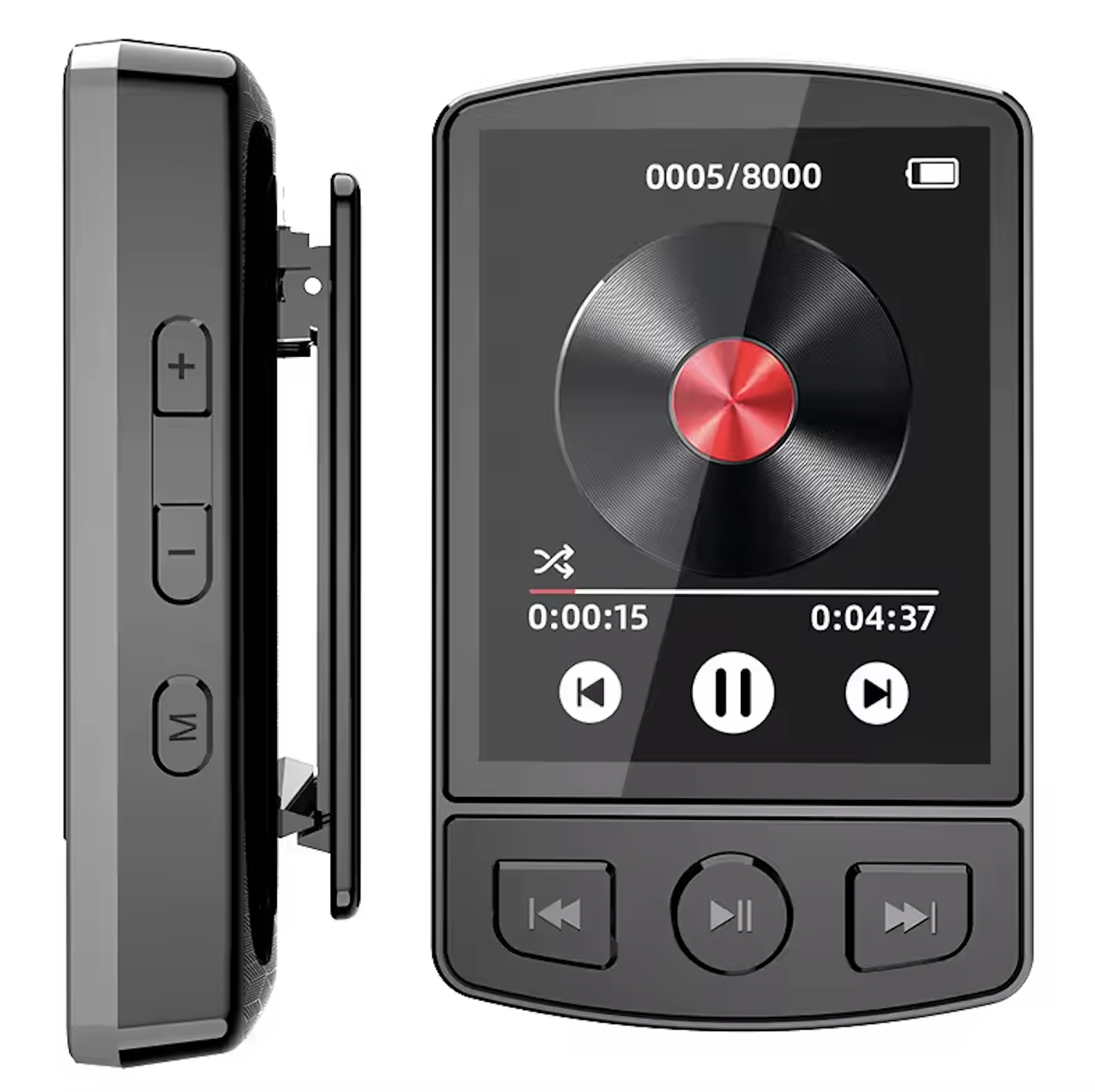 MP3-плеєр A7 Bluetooth 5.2 Hi-Fi 32Gb з кліпсою/FM-радіо та диктофоном - фото 11 MP3-плеєр A7 Bluetooth 5.2 Hi-Fi 32Gb з кліпсою/FM-радіо та диктофоном - фото 11