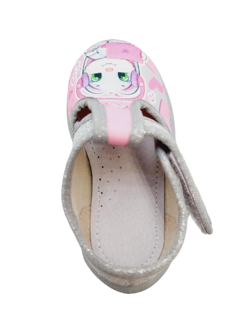 Тапочки для дівчаток Waldi 360-27841/26 на липучках р. 26 Рожевий - фото 6