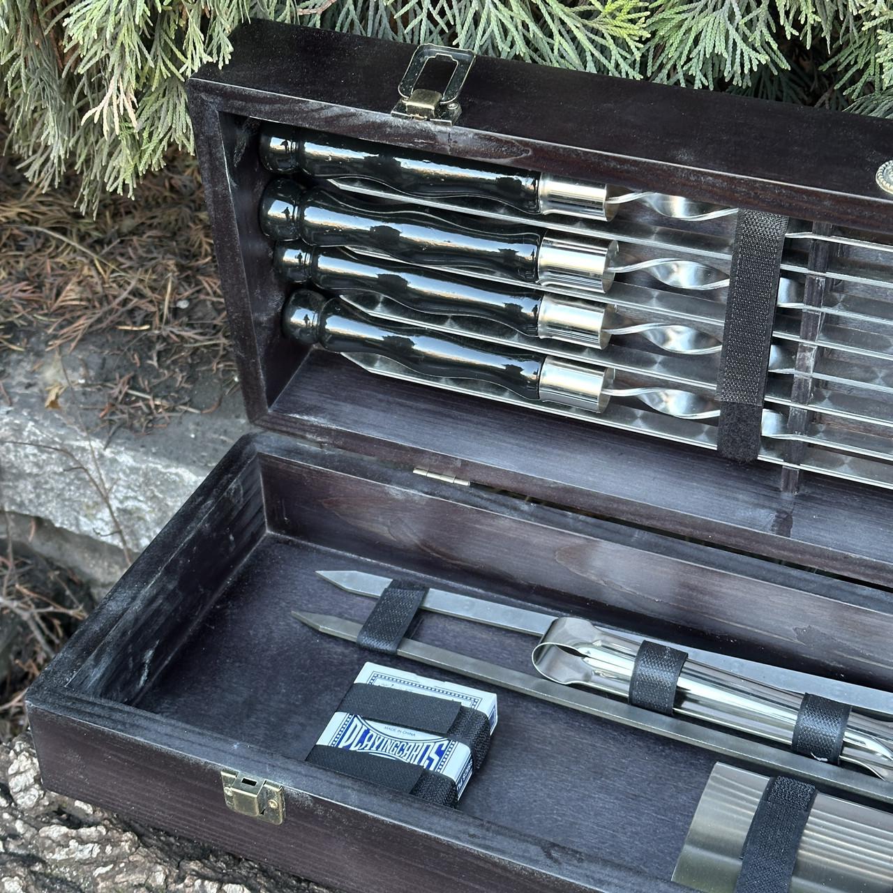 Набор подарочный для барбекю Mzavod Казак Черный (27728892) - фото 6 Набор подарочный для барбекю Mzavod Казак Черный (27728892) - фото 6