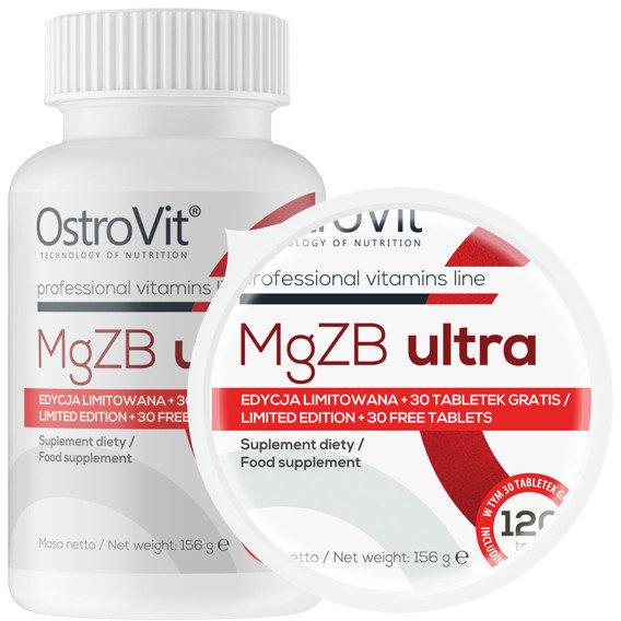 Мультиминералы для спорта OstroVit MgZB Ultra 120 tabs - фото 2