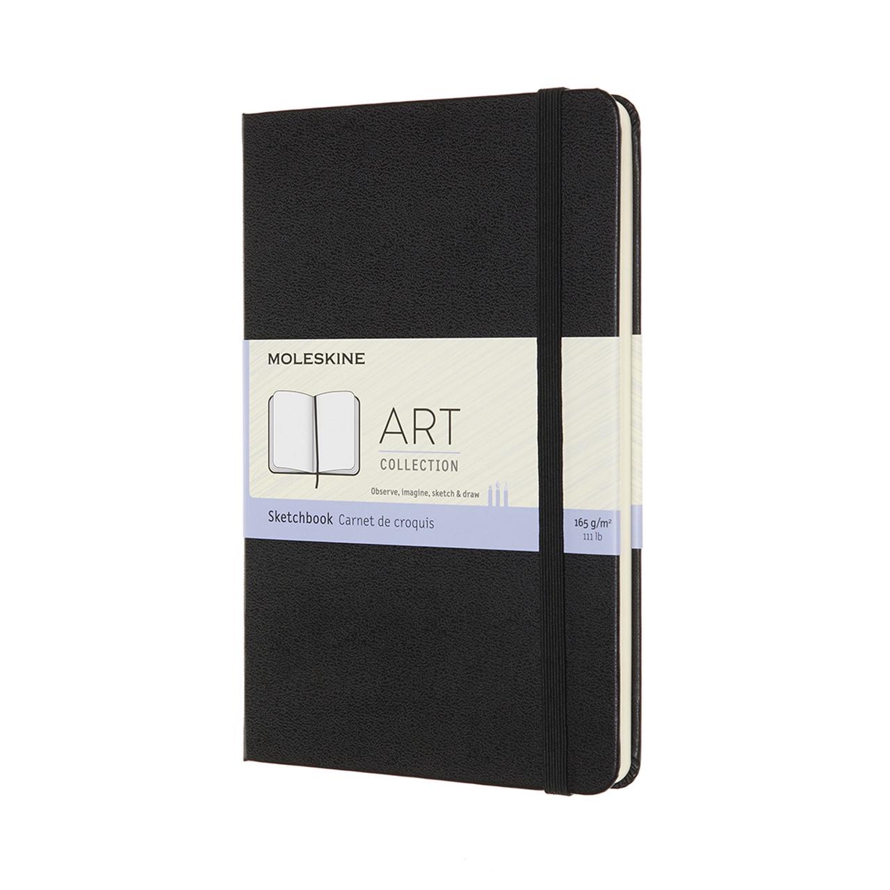 Блокнот Moleskine Art медиум 11,5х18 см для набросков Черный
