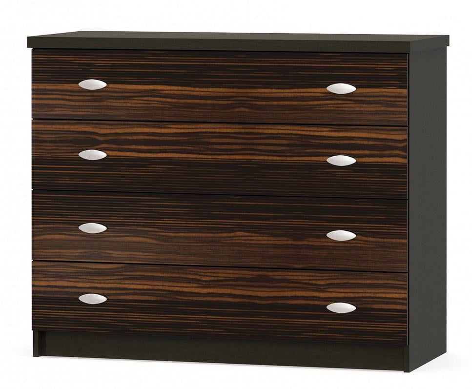 Комод Мебель-Сервис Ева-2 4Ш из ДСП Макасар