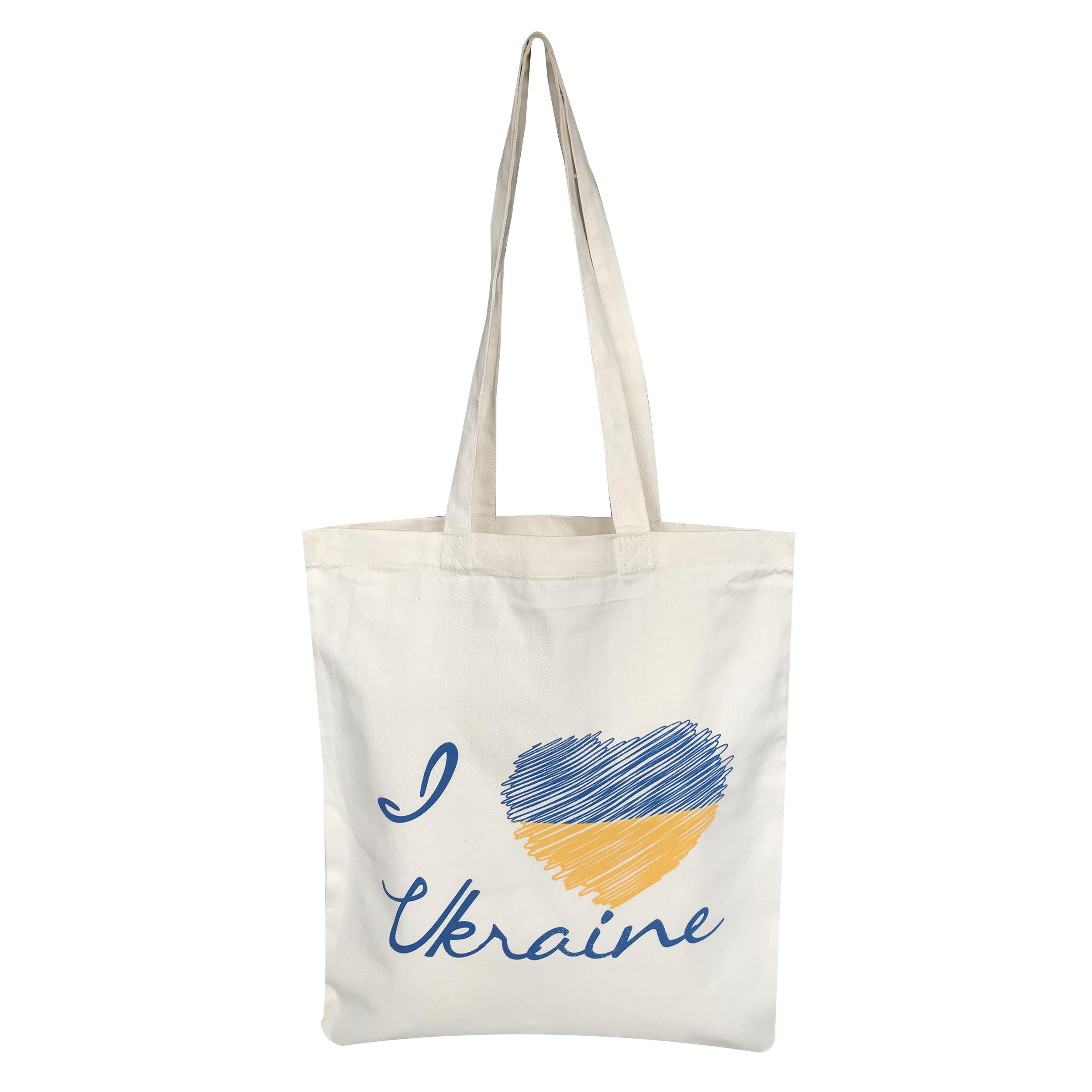 Эко сумка хлопковая Silk Route "I love Ukraine" (264)