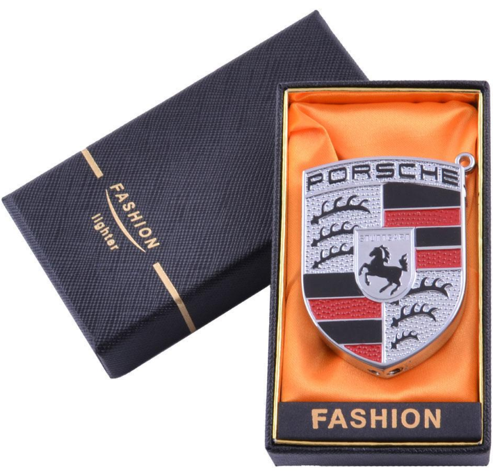 Зажигалка Porsche в подарочной коробке Silver (32161784)