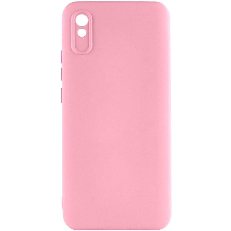 Протиударний чохол Silicone Cover Lakshmi Full Camera (AAA) для Xiaomi Redmi 9A Рожевий / Light pink