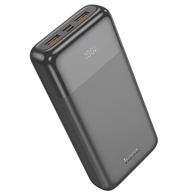 Батарея портативна Hoco J121A Fast 22,5W/PD20W 20000mAh Black