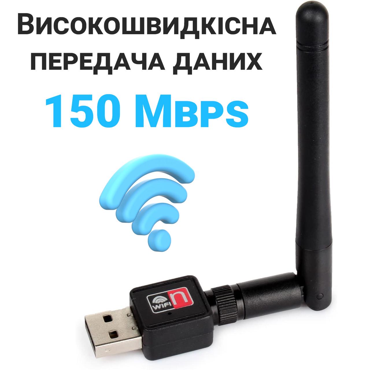 Адаптер сетевой Usb Wifi Addap UWA-02 со съемной антенной 2,4 ГГц 150 Мбит/с - фото 8 Адаптер сетевой Usb Wifi Addap UWA-02 со съемной антенной 2,4 ГГц 150 Мбит/с - фото 8