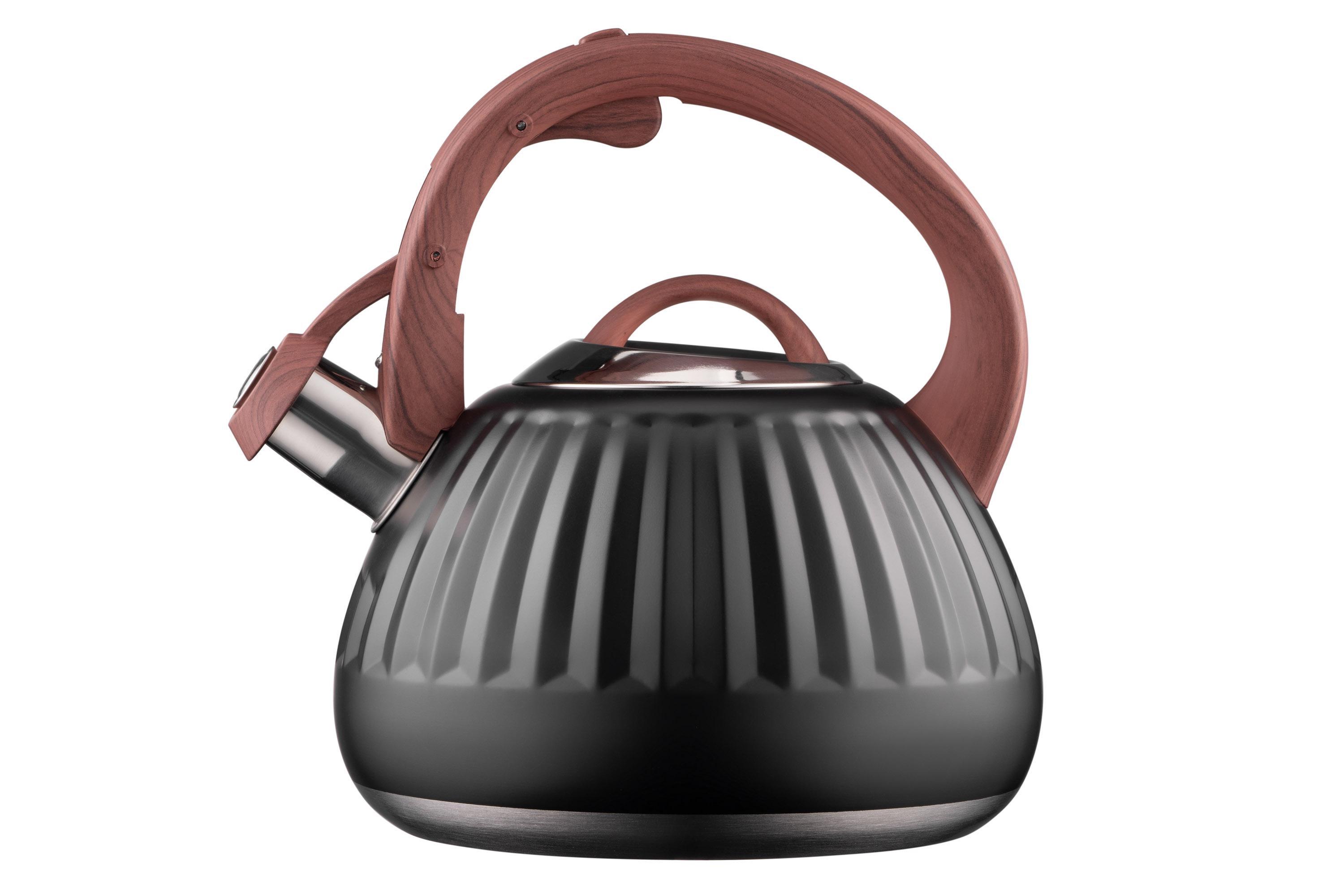 Чайник Ardesto Geminі нержавеющая сталь 2,5 л Черный (AR1958KS) - фото 2 Чайник Ardesto Geminі нержавеющая сталь 2,5 л Черный (AR1958KS) - фото 2