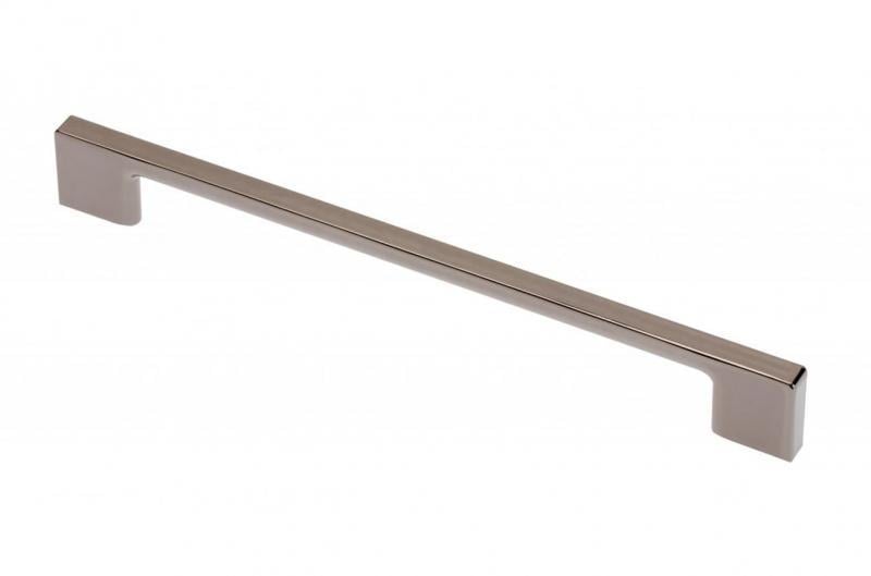 Мебельная ручка GTV UZ 819 C-256 мм Черный хром (UZ-819256-12) - фото 1 Мебельная ручка GTV UZ 819 C-256 мм Черный хром (UZ-819256-12) - фото 1