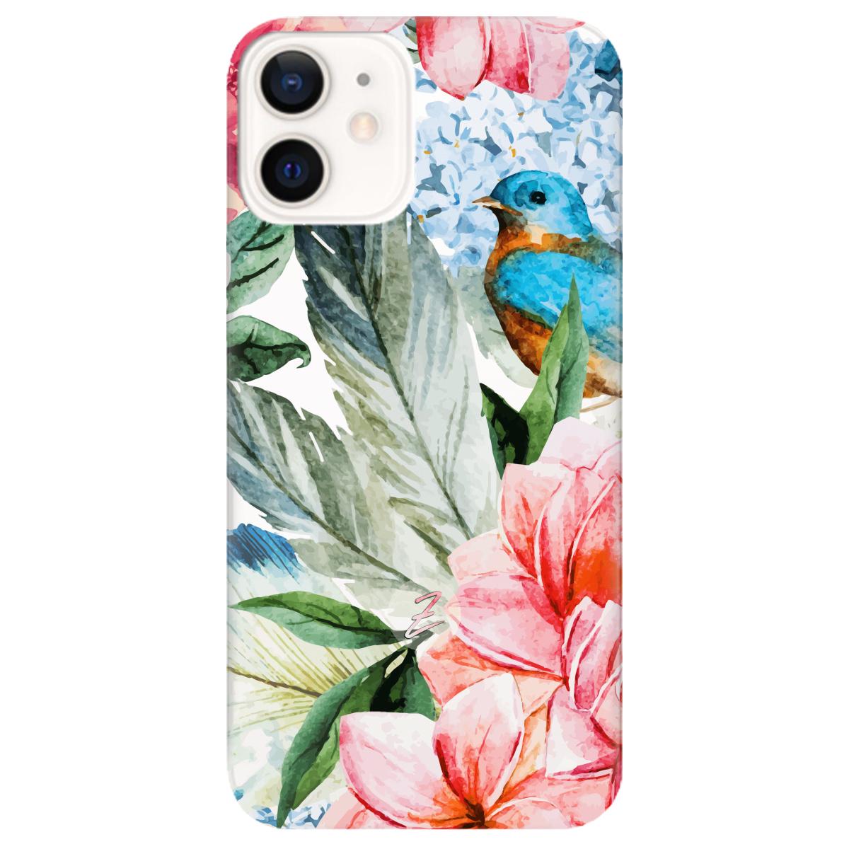 Силиконовый чехол Zorrov для Apple iPhone 12 Mini - Paradise garden (14050040038088278)