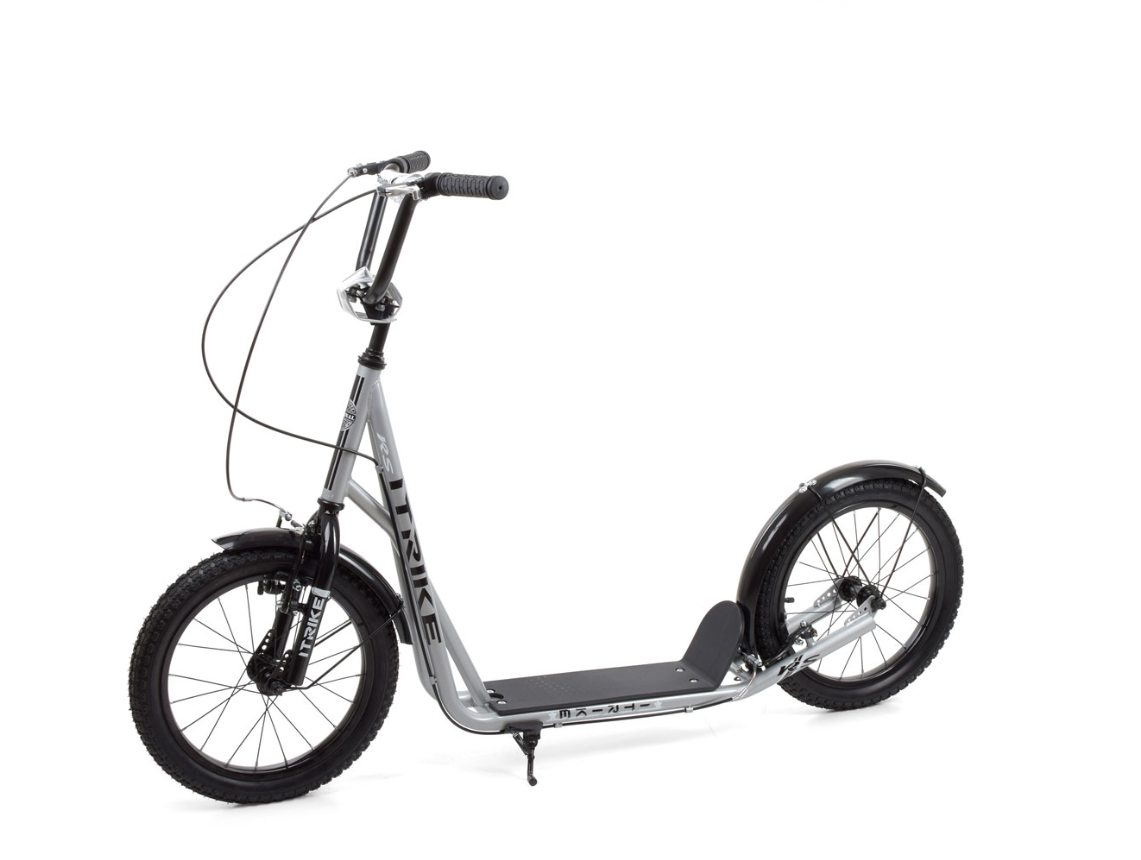 Самокат детский SR 2-045-2-G трехколесный со светом и складной ручкой (26463681)