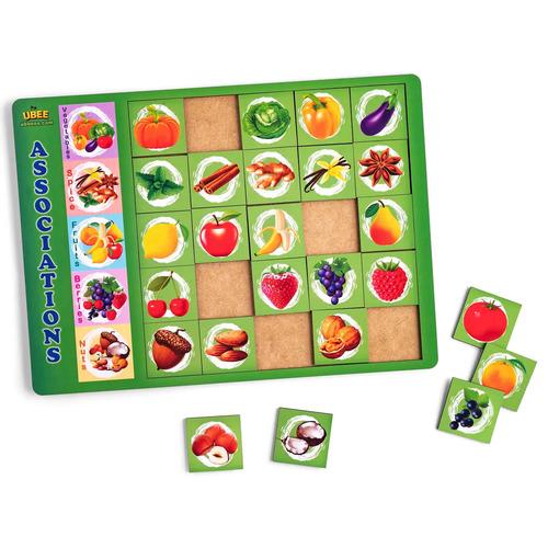 Сортер деревянный Ассоциации 5 с орешками (ПСД134)