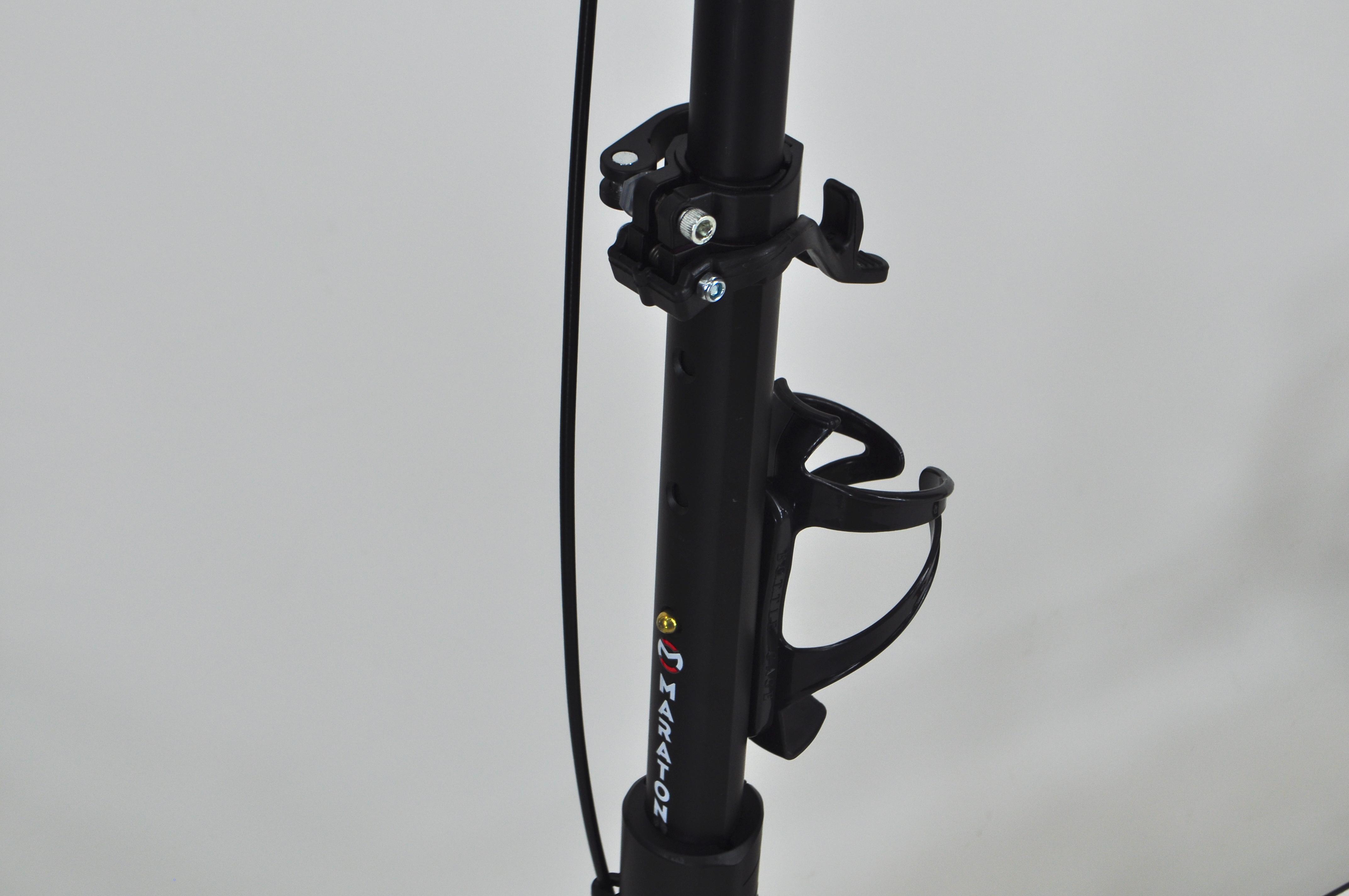 Самокат двухколесный Maraton Dynamic с амортизаторами и подногой Черный - фото 8 Самокат двухколесный Maraton Dynamic с амортизаторами и подногой Черный - фото 8