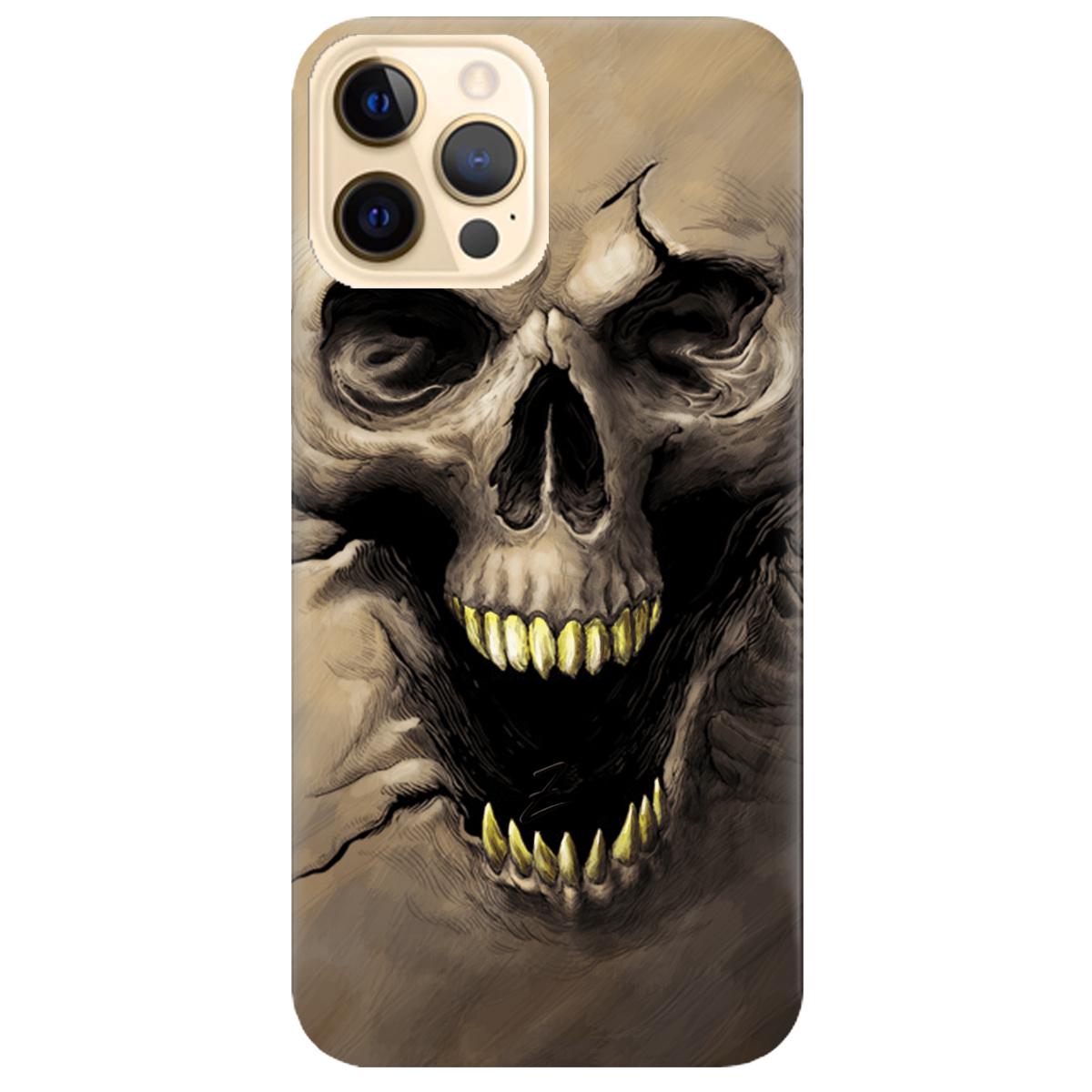 Силиконовый чехол Zorrov для Apple iPhone 12 Pro Max - Skull (14060040056088070)