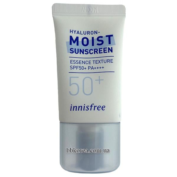 Санскрин увлажняющий Innisfree Hyaluron Moist Sunscreen SPF50+ PA++++ с легкой текстурой 20 мл (1814039197)